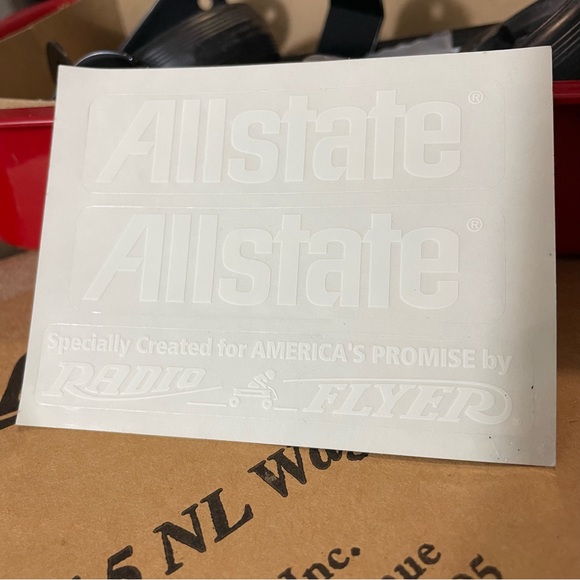 Radio Flyer Model 5 NL  Red Wagon ‘All State Insurance’ Edition Made In USA - Picture 5 of 7